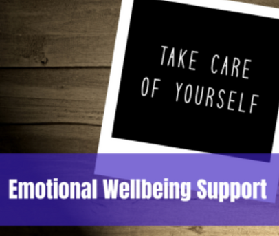 Emotional Wellbeing support - click to find out detailed information and register interest